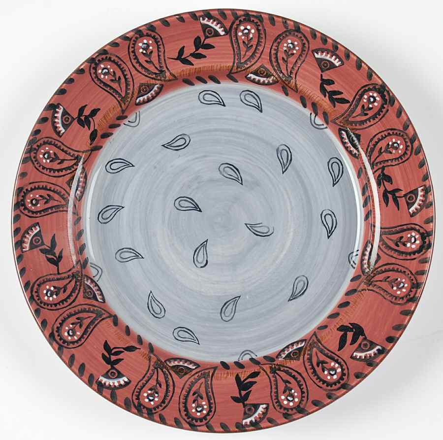 Barnyards & Bandanas Salad/Dessert Plate by Zrike-1
