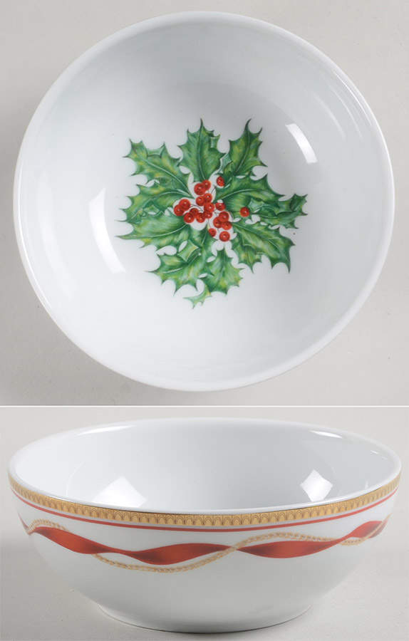 Holiday Splendour Soup/Cereal Bowl by Zrike-1