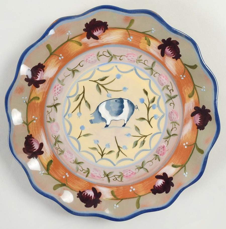 Avignon Salad/Dessert Plate by Zrike-1