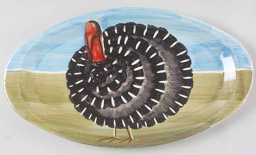 On The Farm 15" Oval Tray by Zrike-1