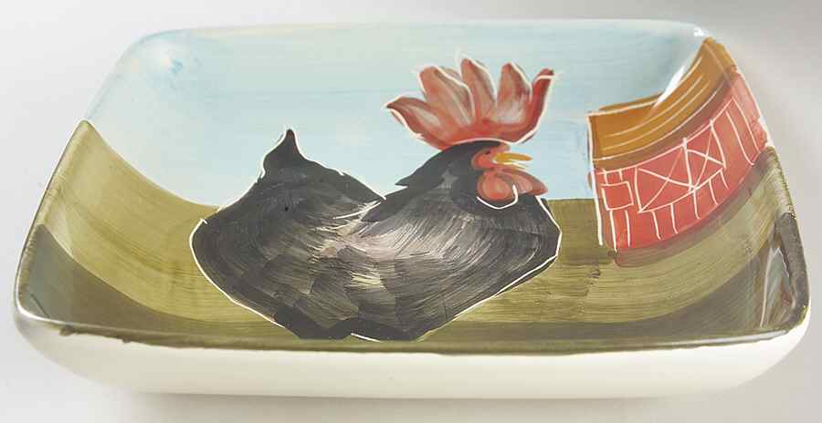 On The Farm 9" Square Salad Serving Bowl by Zrike-1