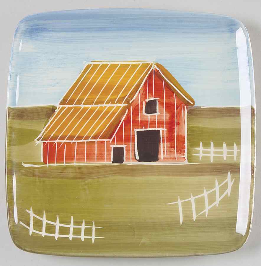 On The Farm Salad/Dessert Plate by Zrike-1