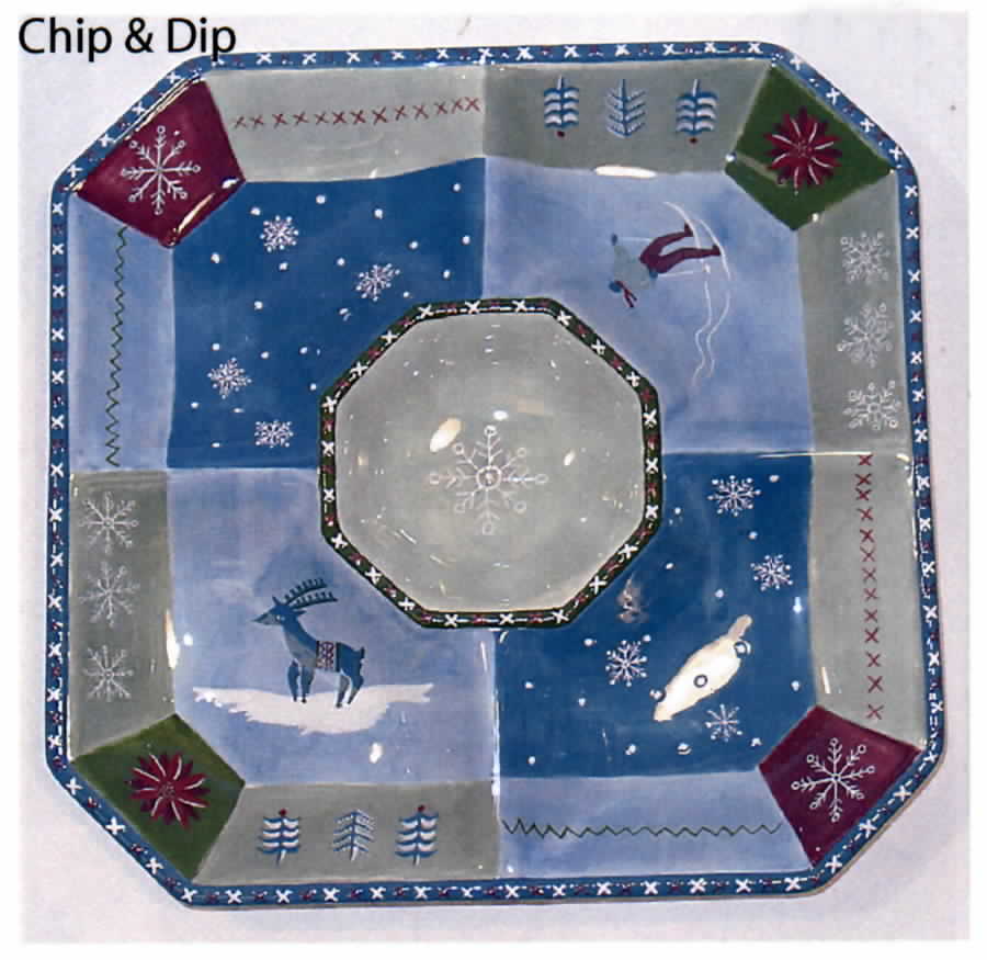 Ski Lodge 1 Piece Chip & Dip by Zrike-1