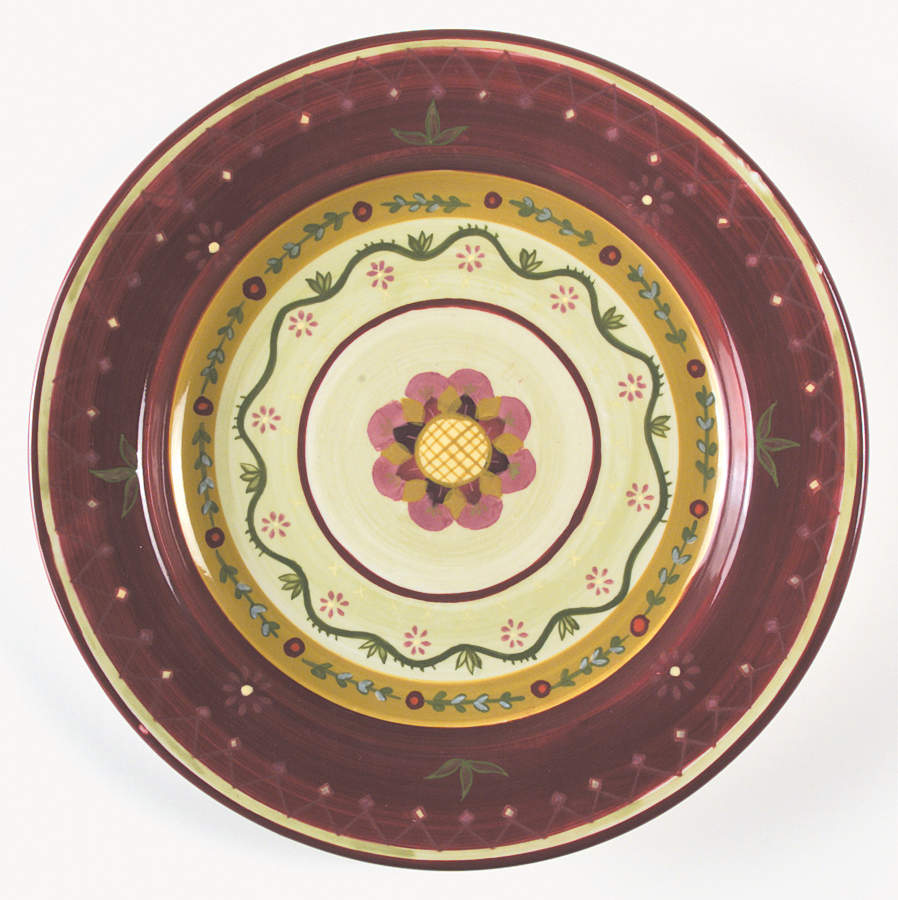Brocade Dinner Plate by Zrike-1
