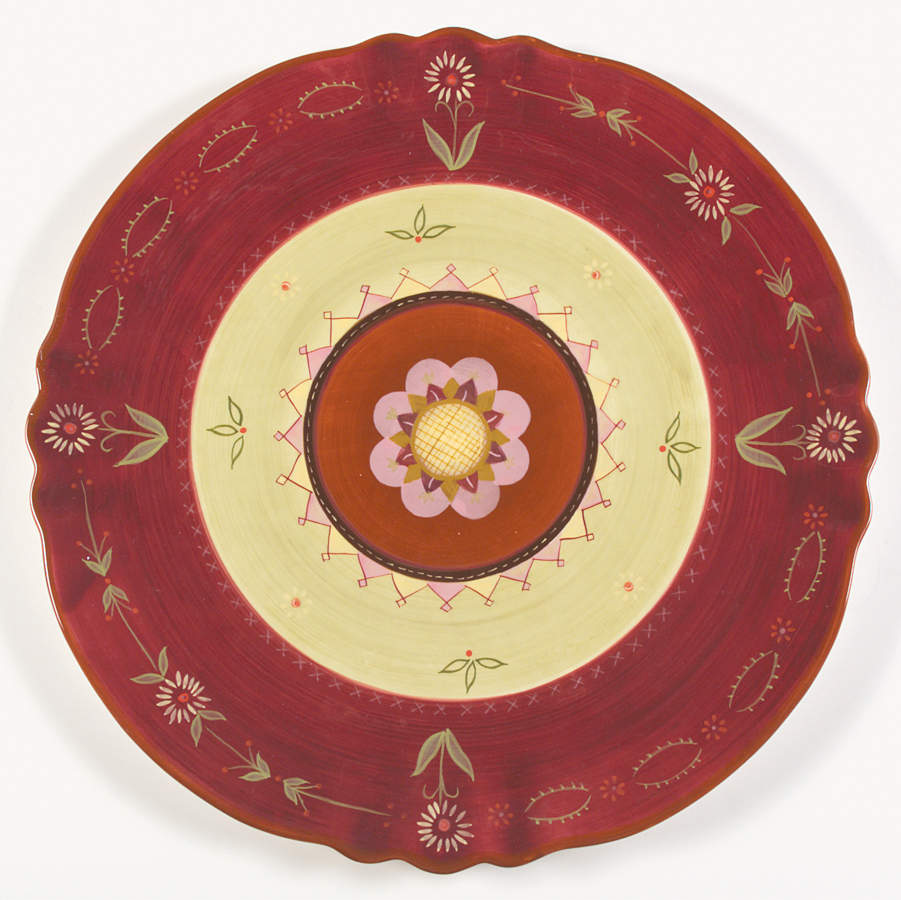 Brocade 17" Chop Plate (Round Platter) by Zrike-1