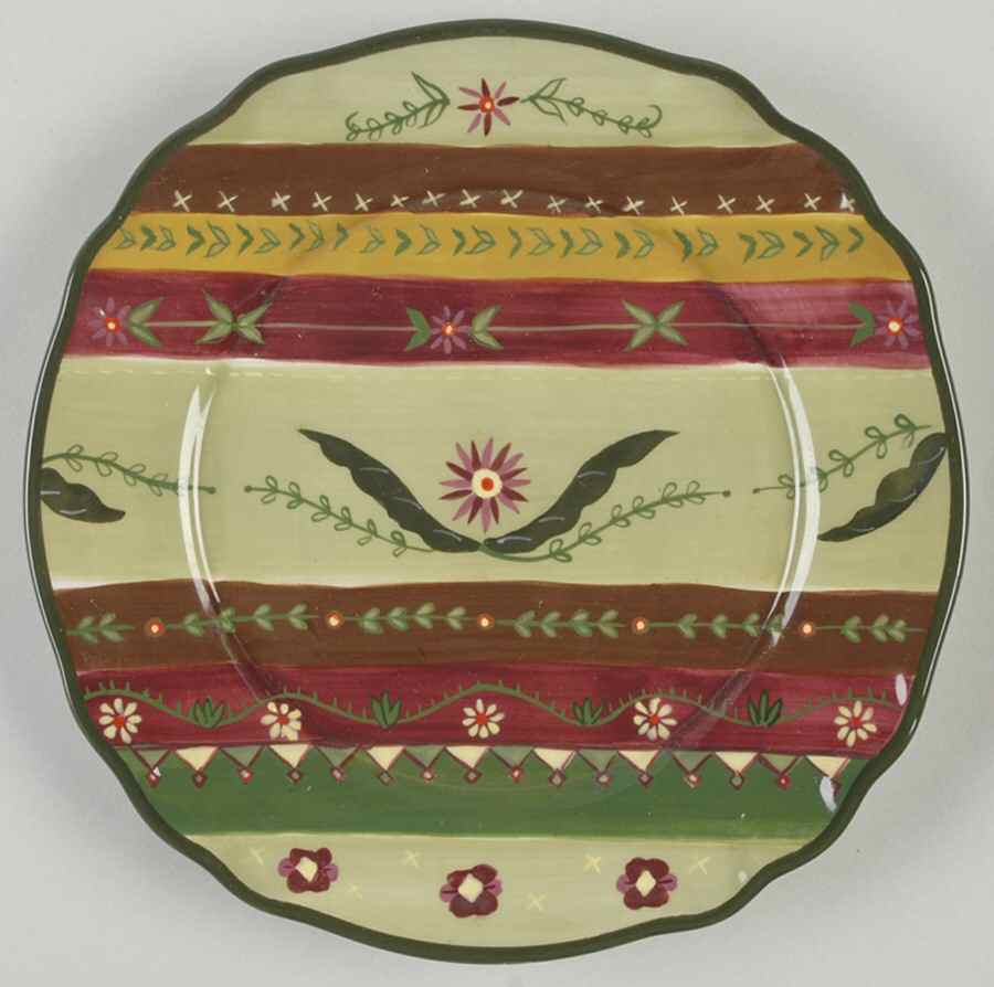 Brocade Salad/Dessert Plate by Zrike-1