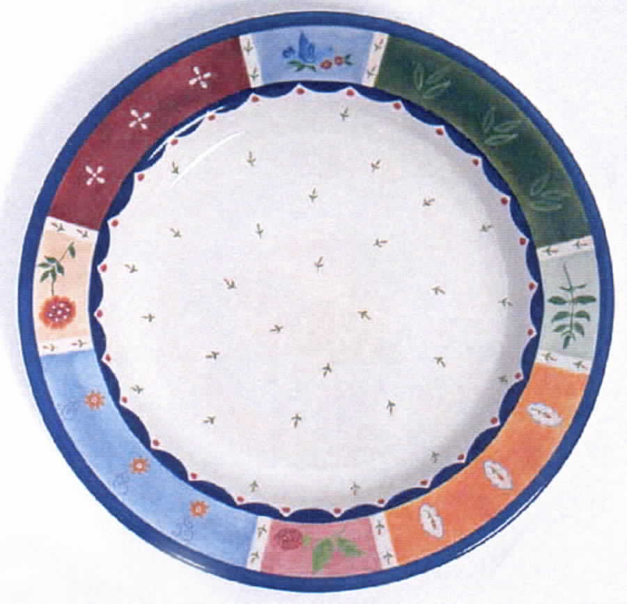 Joies De La Vie Dinner Plate by Zrike-1