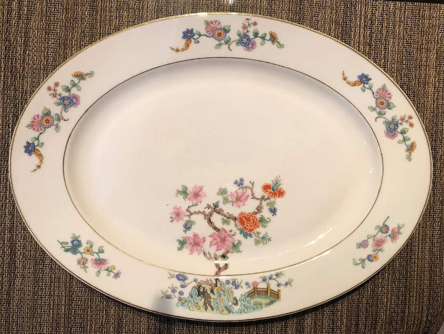 9860 12" Oval Serving Platter by Scherzer-1