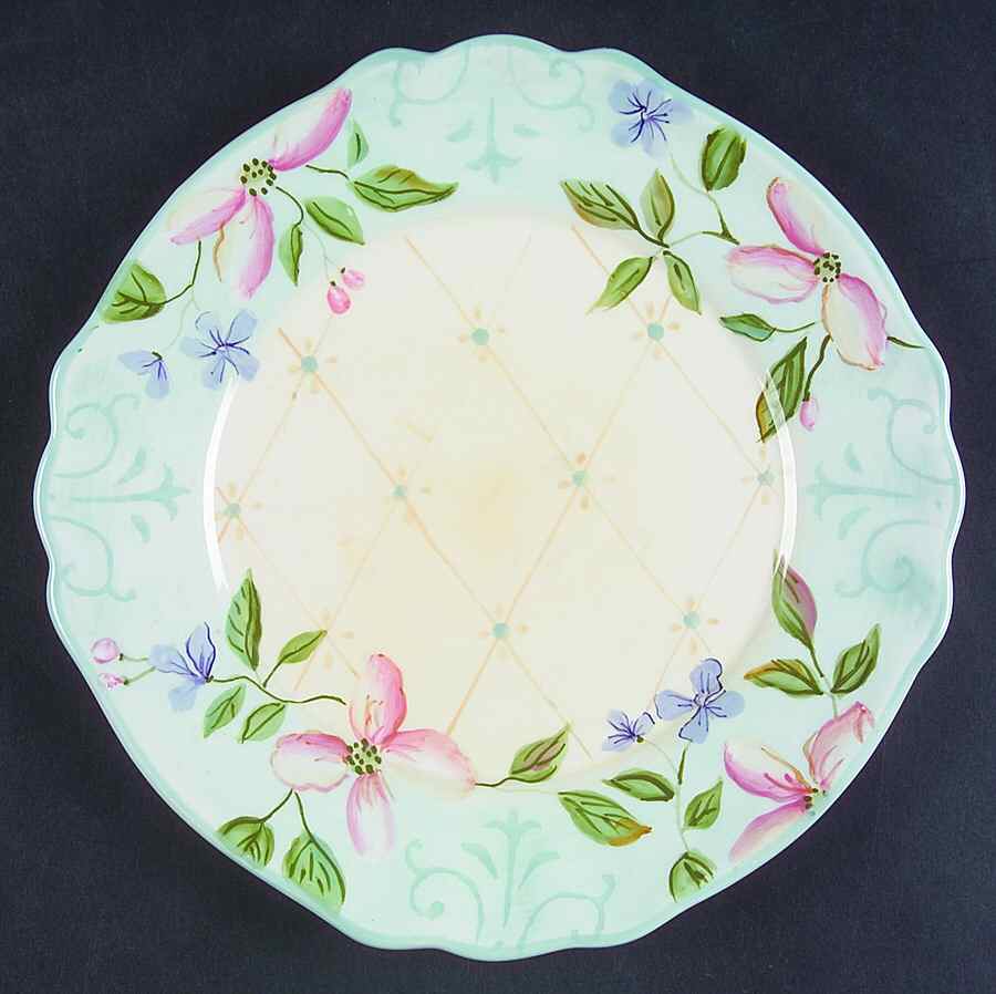 Garden Bouquet Salad Plate by Zrike-1