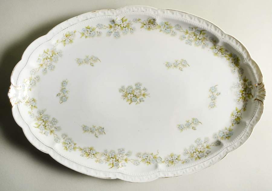 ZSC168 17" Oval Serving Platter by Z S & Co (Scherzer)-1