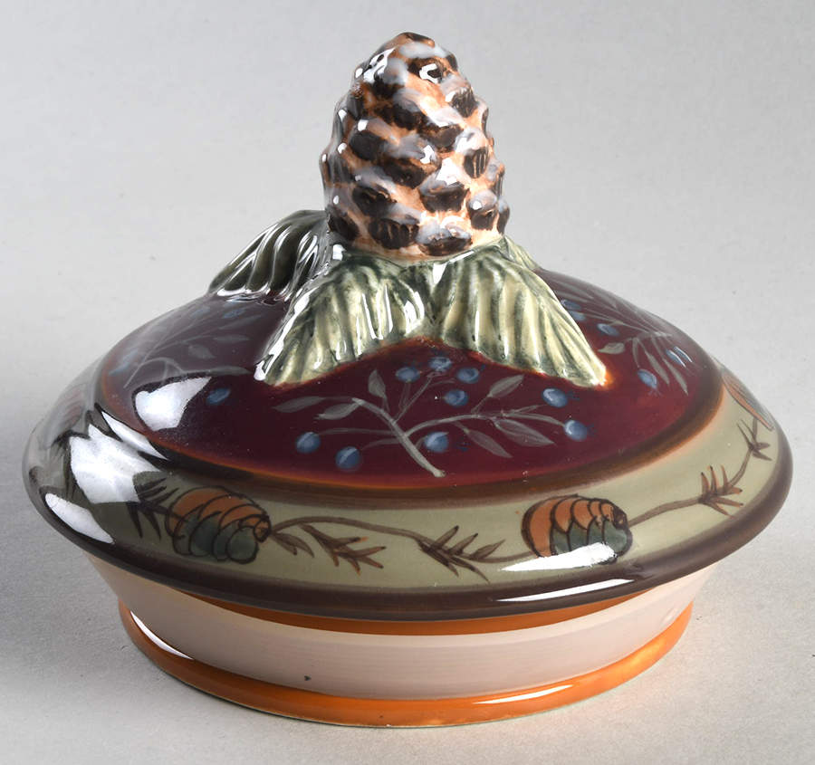 Vintage Cabin Lid for Small Canister by Zrike-1