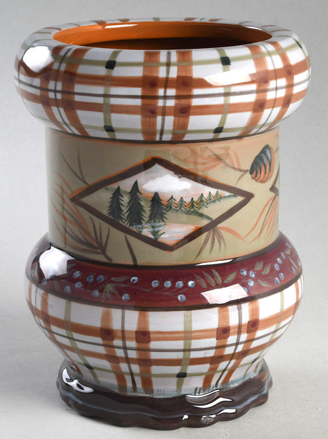 Vintage Cabin Small Canister No Lid by Zrike-1