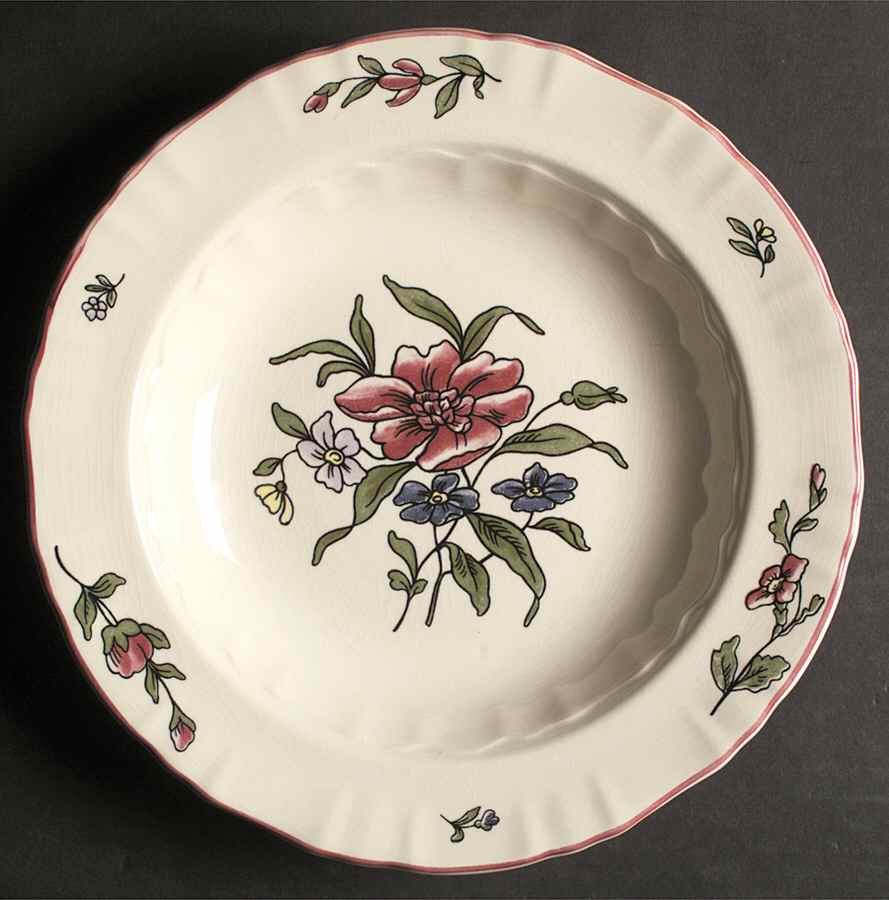 Old Strasbourg Rim Soup Bowl by Georg Schmider-1