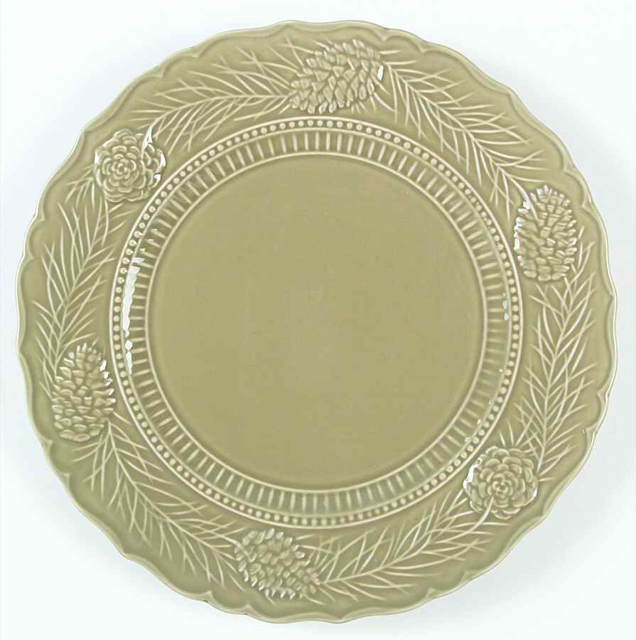 Woodland Pine Sage Dinner Plate by Zrike-1