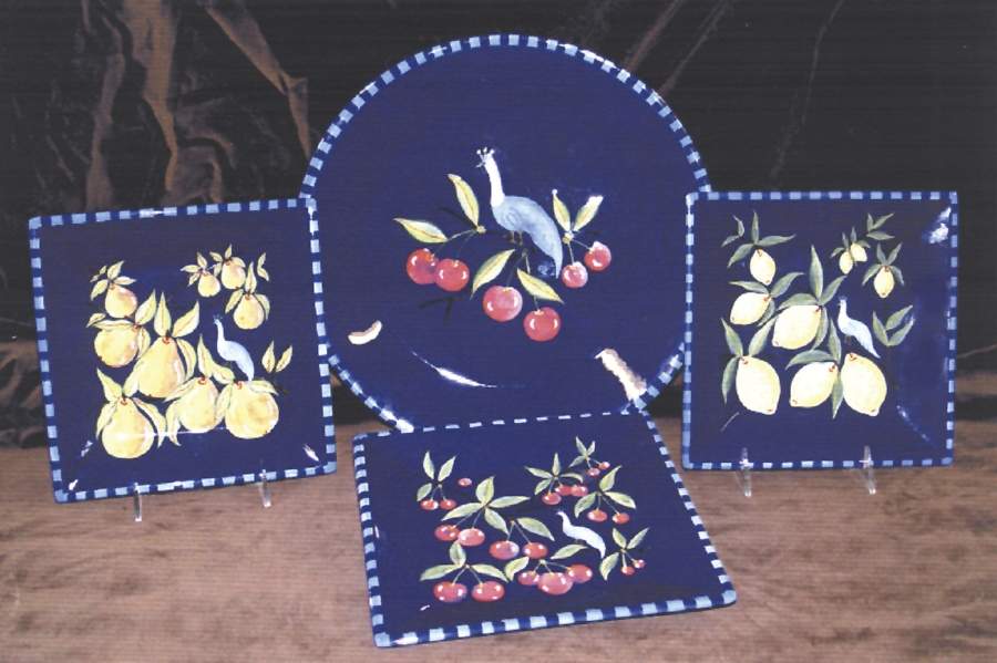 Partridge In A Fruit Tree Cake Plate by Zrike-1
