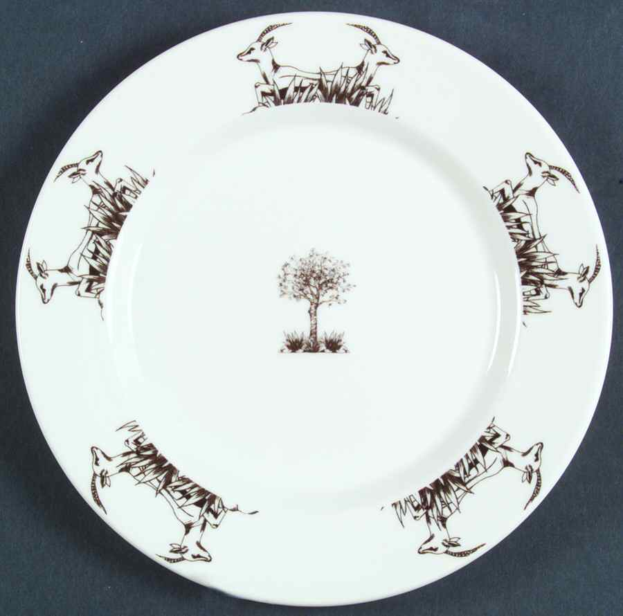 Safari Animal Toile Salad Plate by Zrike-1