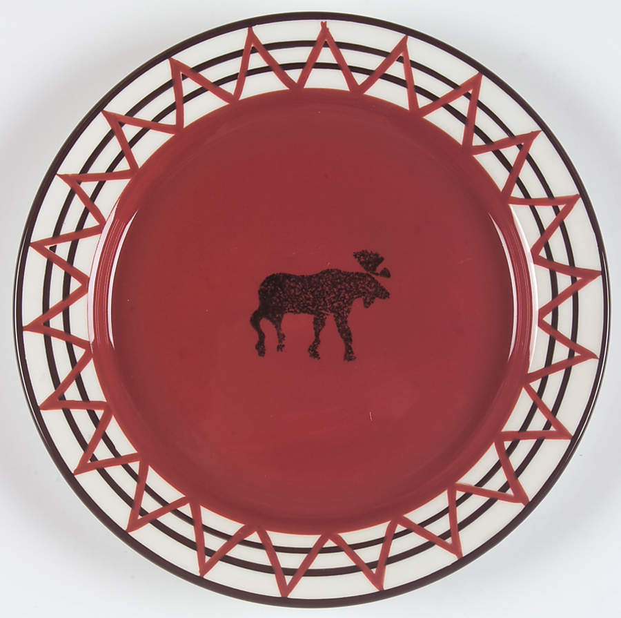 Cabin Fever (Woolrich) Salad/Dessert Plate by Zrike-1
