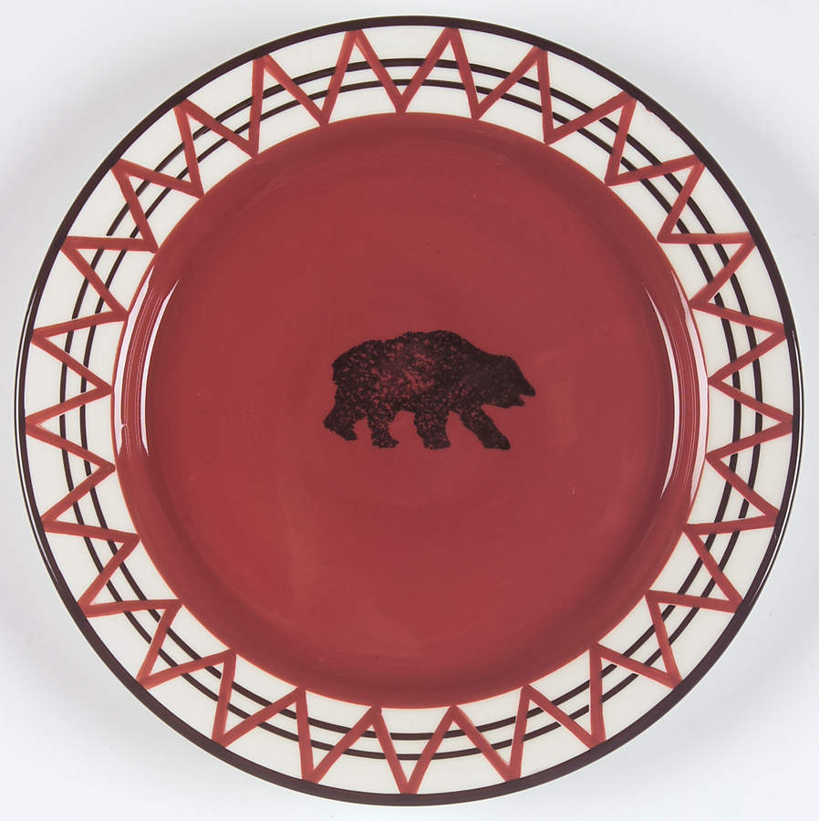 Cabin Fever (Woolrich) Salad/Dessert Plate by Zrike-1