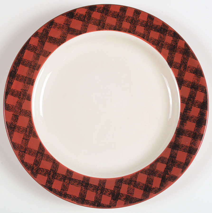 Cabin Fever (Woolrich) Dinner Plate by Zrike-1