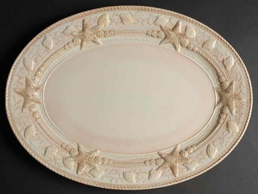 Viscaya 19" Oval Serving Platter by Zrike-1