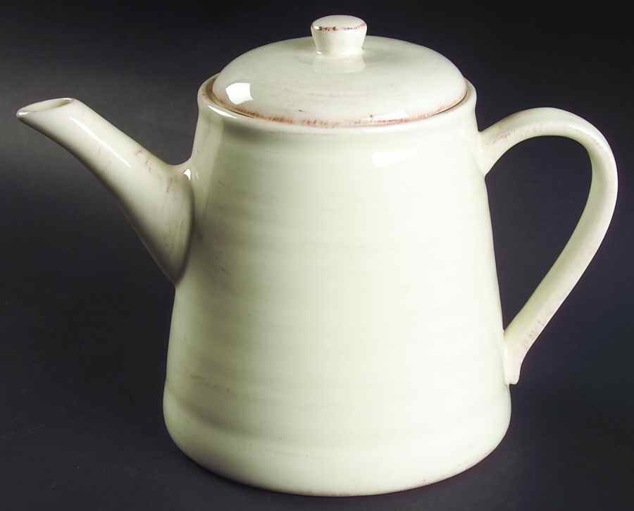 Summerstone Falls Cream Teapot & Lid by Zrike-1