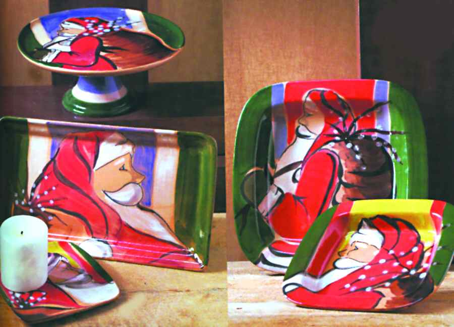 Jingle Bells 13" Rectangular Tray by Zrike-1