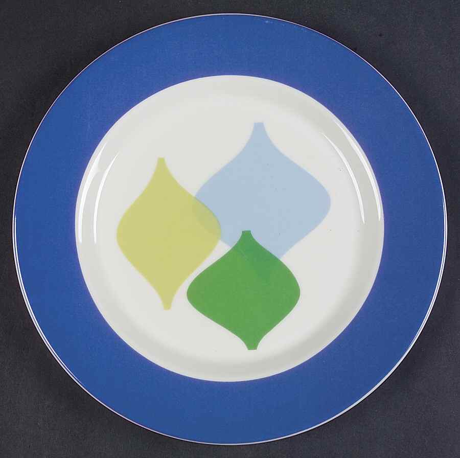 Waves Salad/Dessert Plate by Zrike-1