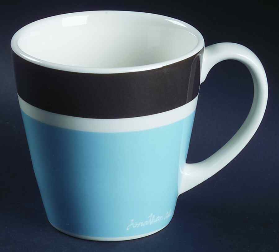 Palm Beach Blue Brown Mug by Zrike-1