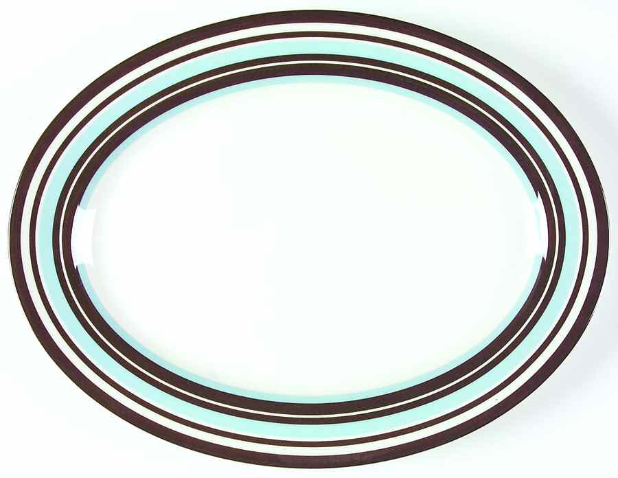 Circles 14" Oval Serving Platter by Zrike-1