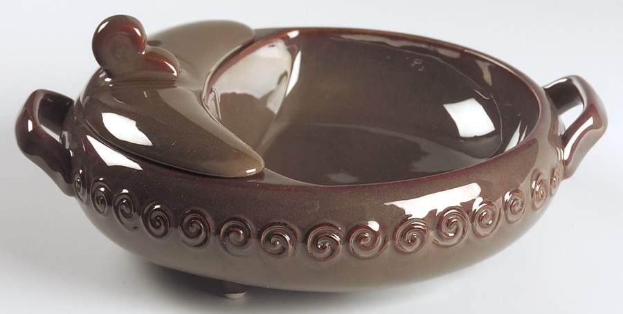 Nazca Desert (Brown) Chip & Dip with Lid by Zrike-1