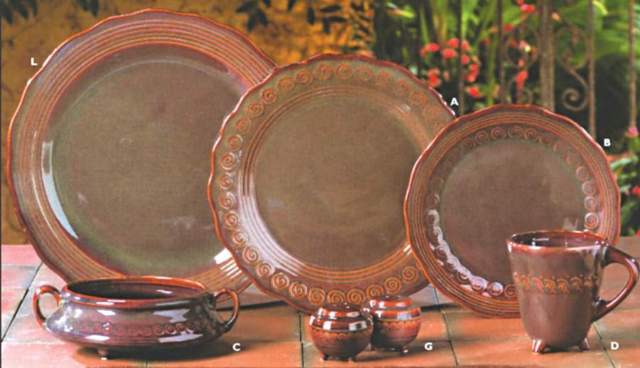 Nazca Desert (Brown) Dinner Plate by Zrike-1