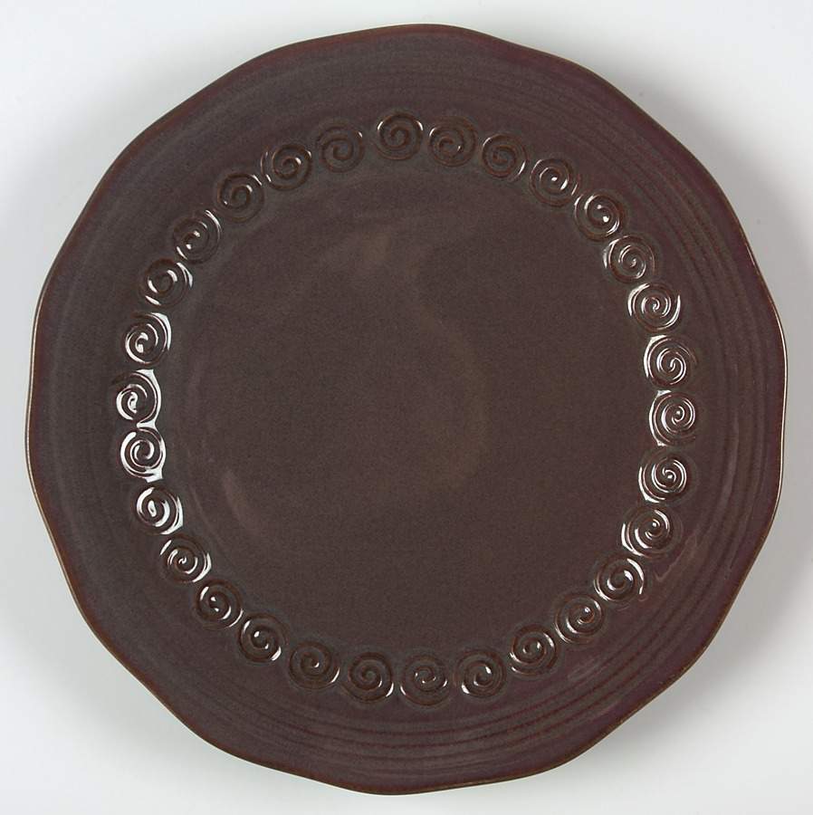 Nazca Desert (Brown) Salad/Dessert Plate by Zrike-1