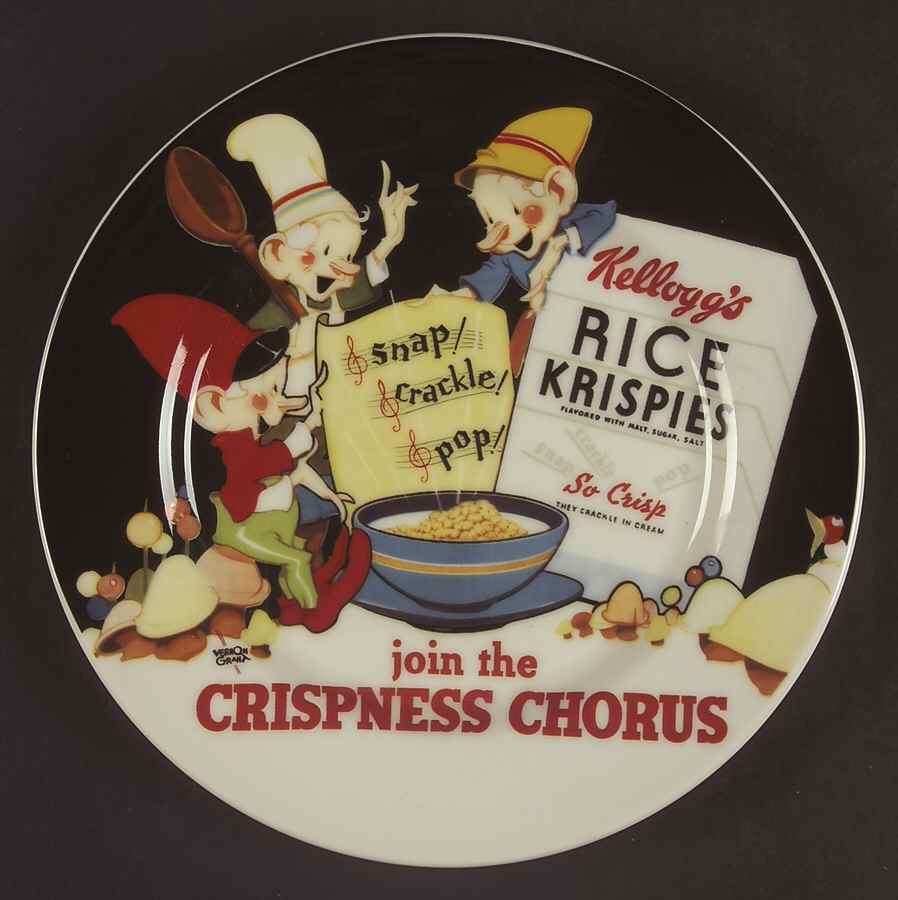 Krispies Characters Crispness Chorus Toast Plate by Zrike-1
