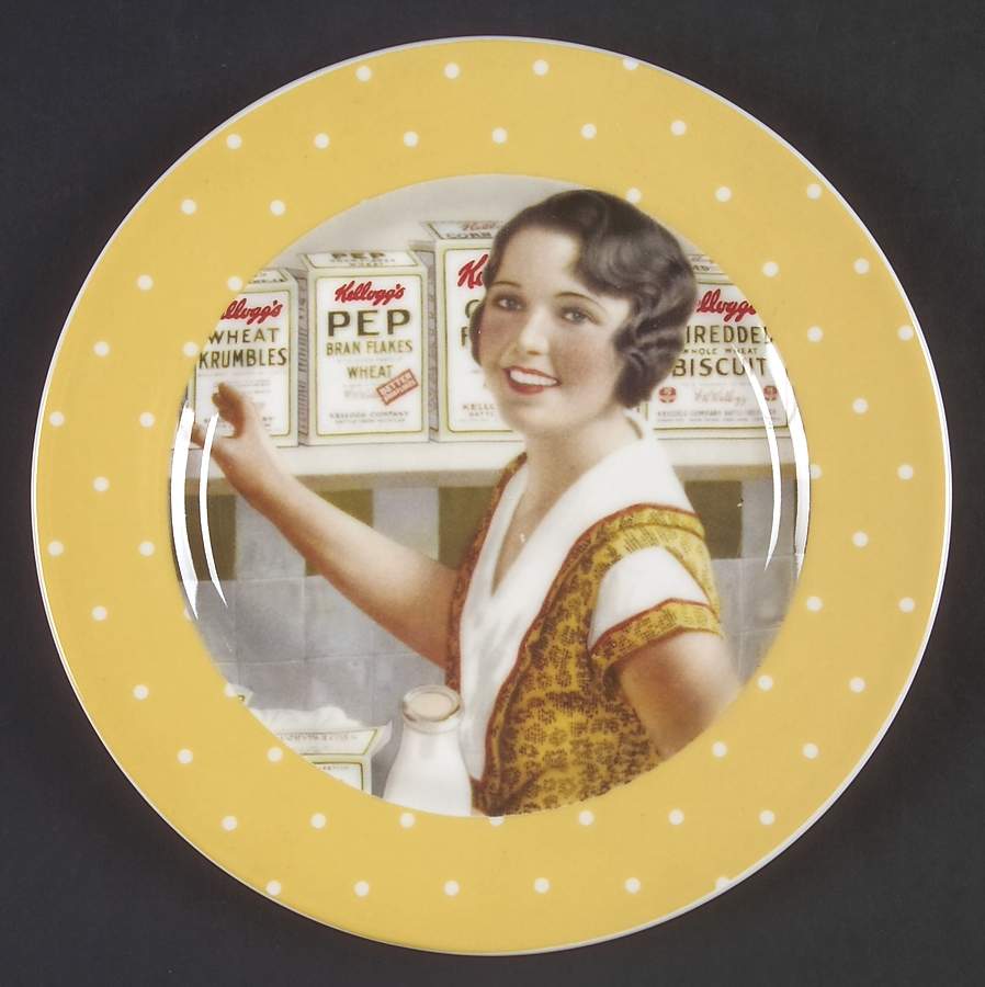 1920's Yellow Toast Plate by Zrike-1