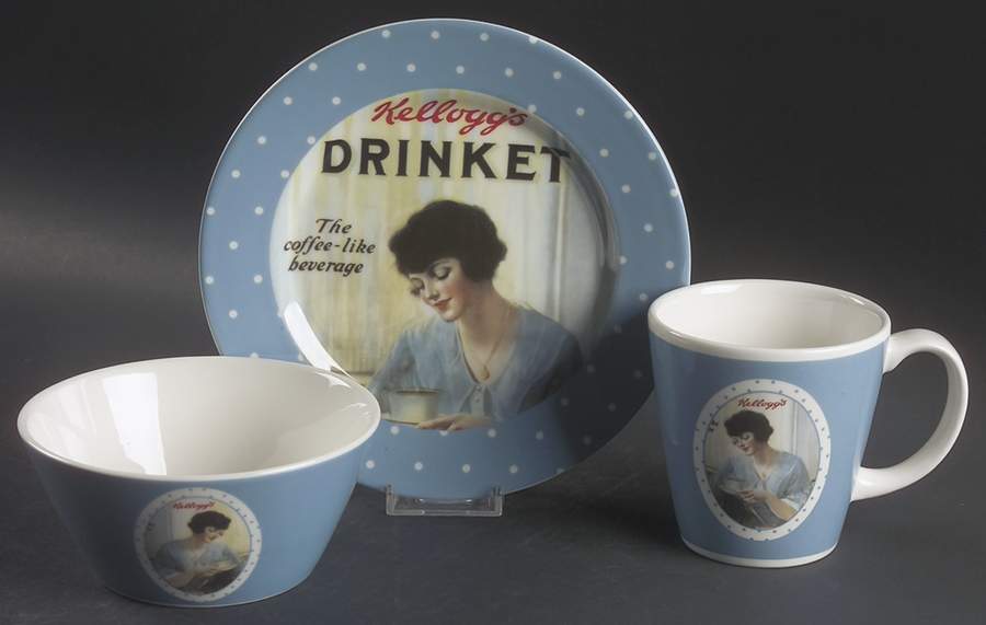 1920's Blue (3 Pc) Breakfast Set by Zrike-1