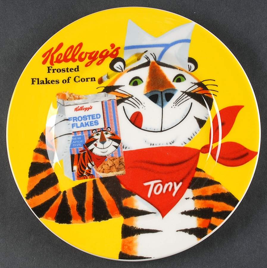 Vintage Tony the Tiger Toast Plate by Zrike-1