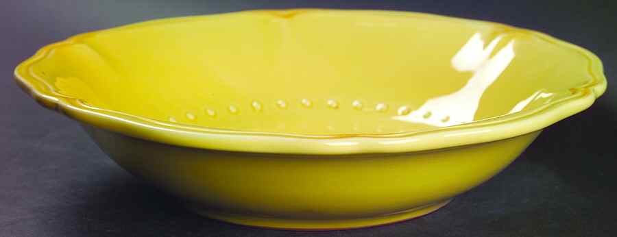 Tuscany Mustard 9" Individual Pasta Bowl by Zrike-1