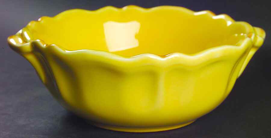 Tuscany Mustard Lugged Soup Bowl by Zrike-1