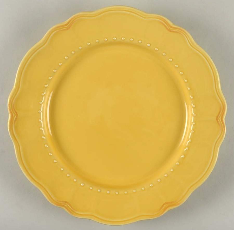 Tuscany Mustard Service Plate (Charger) by Zrike-1