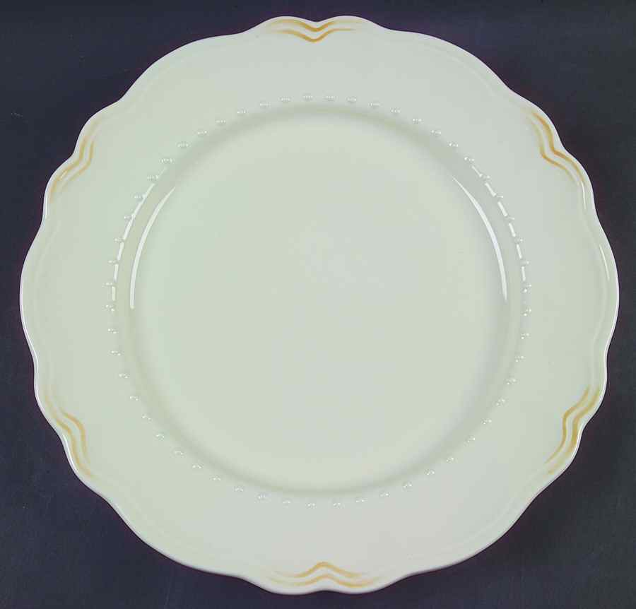Tuscany Cream Service Plate (Charger) by Zrike-1