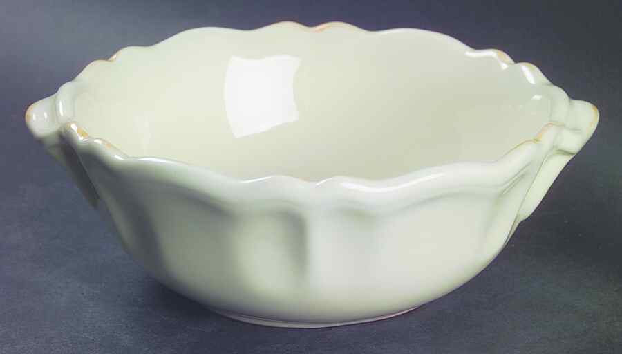Tuscany Cream Lugged Soup Bowl by Zrike-1