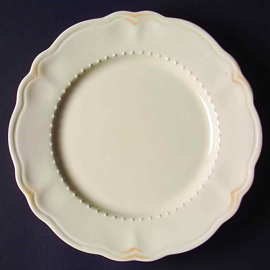 Tuscany Cream Salad Plate by Zrike-1