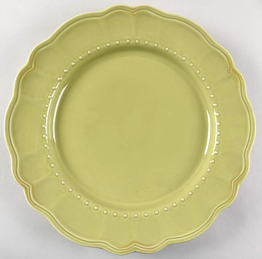Tuscany Sage Green Service Plate (Charger) by Zrike-1