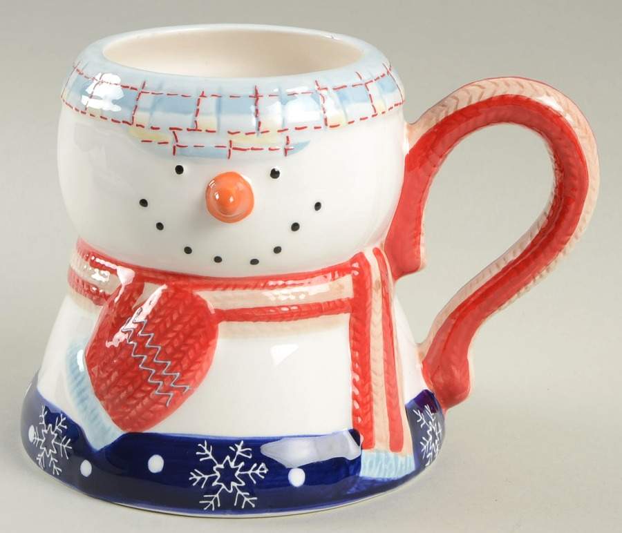 Snowman Portraits Figural Mug by Zak Designs-1