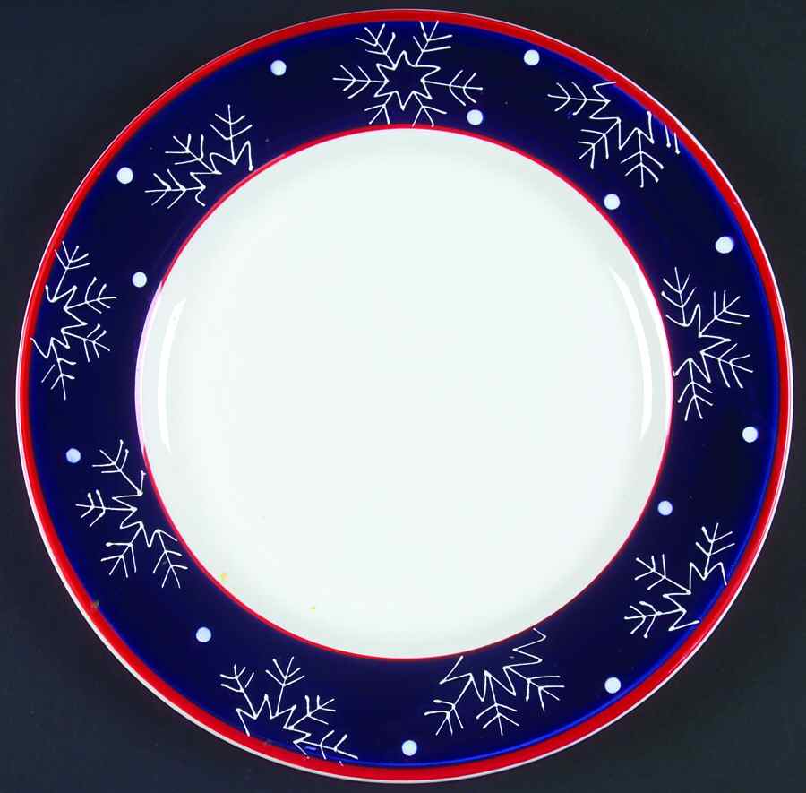 Snowman Portraits Dinner Plate by Zak Designs-1
