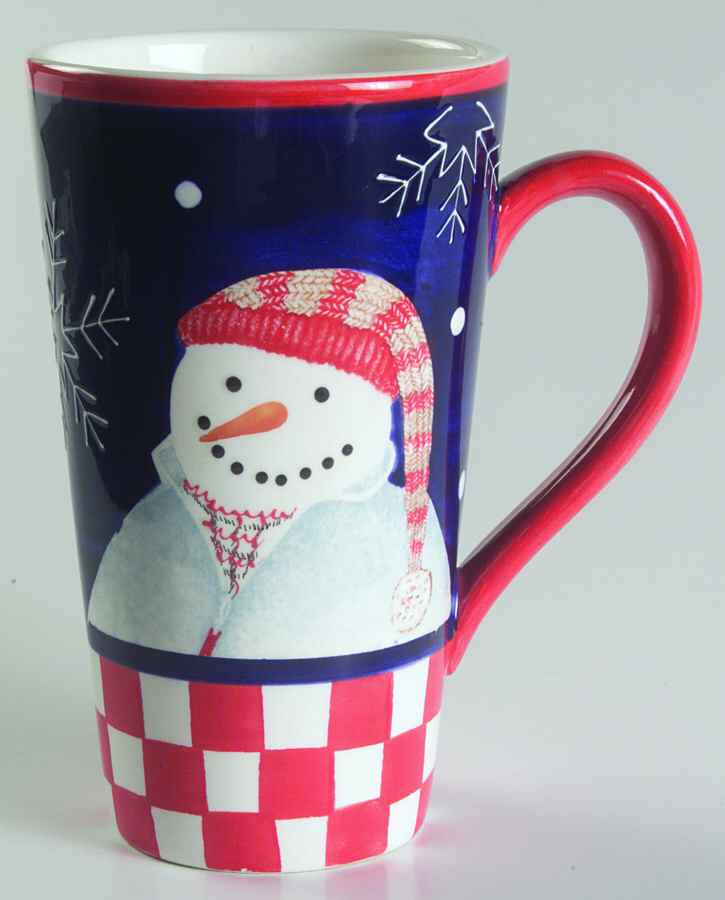 Snowman Portraits Latte Mug by Zak Designs-1