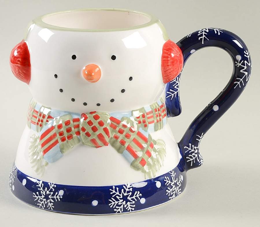 Snowman Portraits Figural Mug by Zak Designs-1