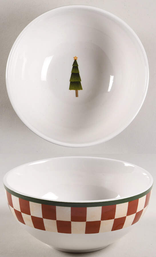 Folk Art Santas Soup/Cereal Bowl by Zak Designs-1