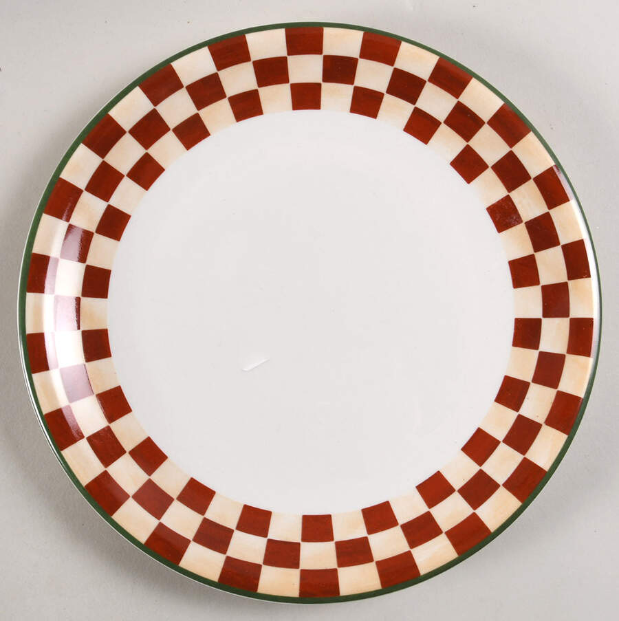 Folk Art Santas Dinner Plate by Zak Designs-1