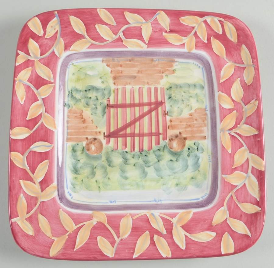 Estate of Mind Square Salad Plate by Zrike-1